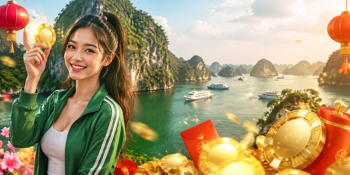 Người dùng tại Hạ Long kiểm tra trạng thái nạp tiền trên điện thoại trong không gian lễ hội đèn lồng