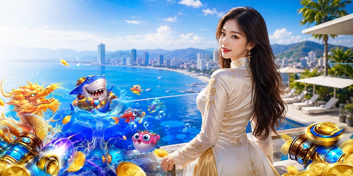 Người dùng Nha Trang trải nghiệm game bắn cá trực tuyến trong không gian biển xanh